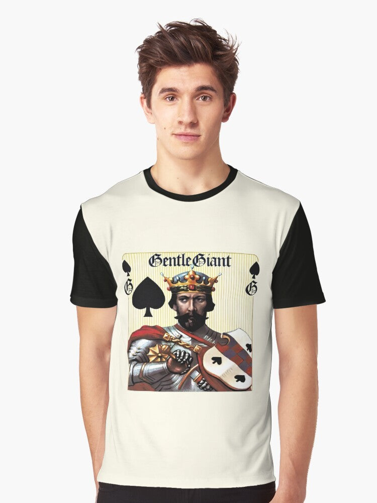 Gentle Giant tribute t-shirt featuring the 'Power and the Glory' design - Men