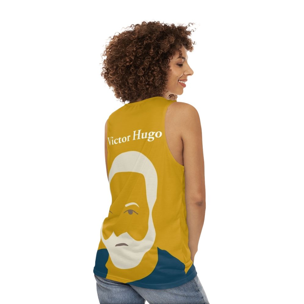 Victor Hugo Unisex Tank Top - women back