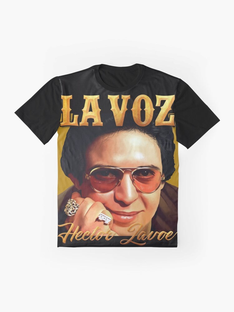 Hector Lavoe 'La Voz' Puerto Rico Graphic T-Shirt - Flat lay