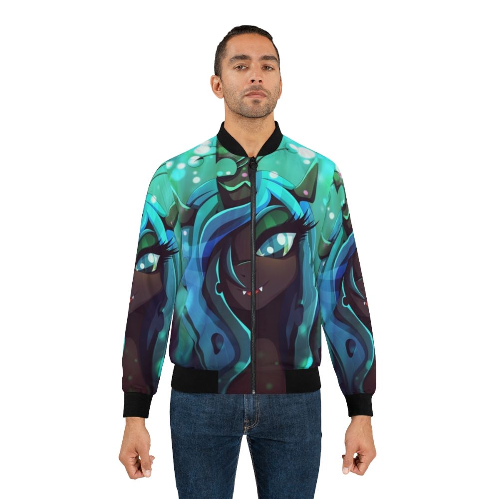 Queen Chrysalis My Little Pony Changeling Bomber Jacket - Lifestyle