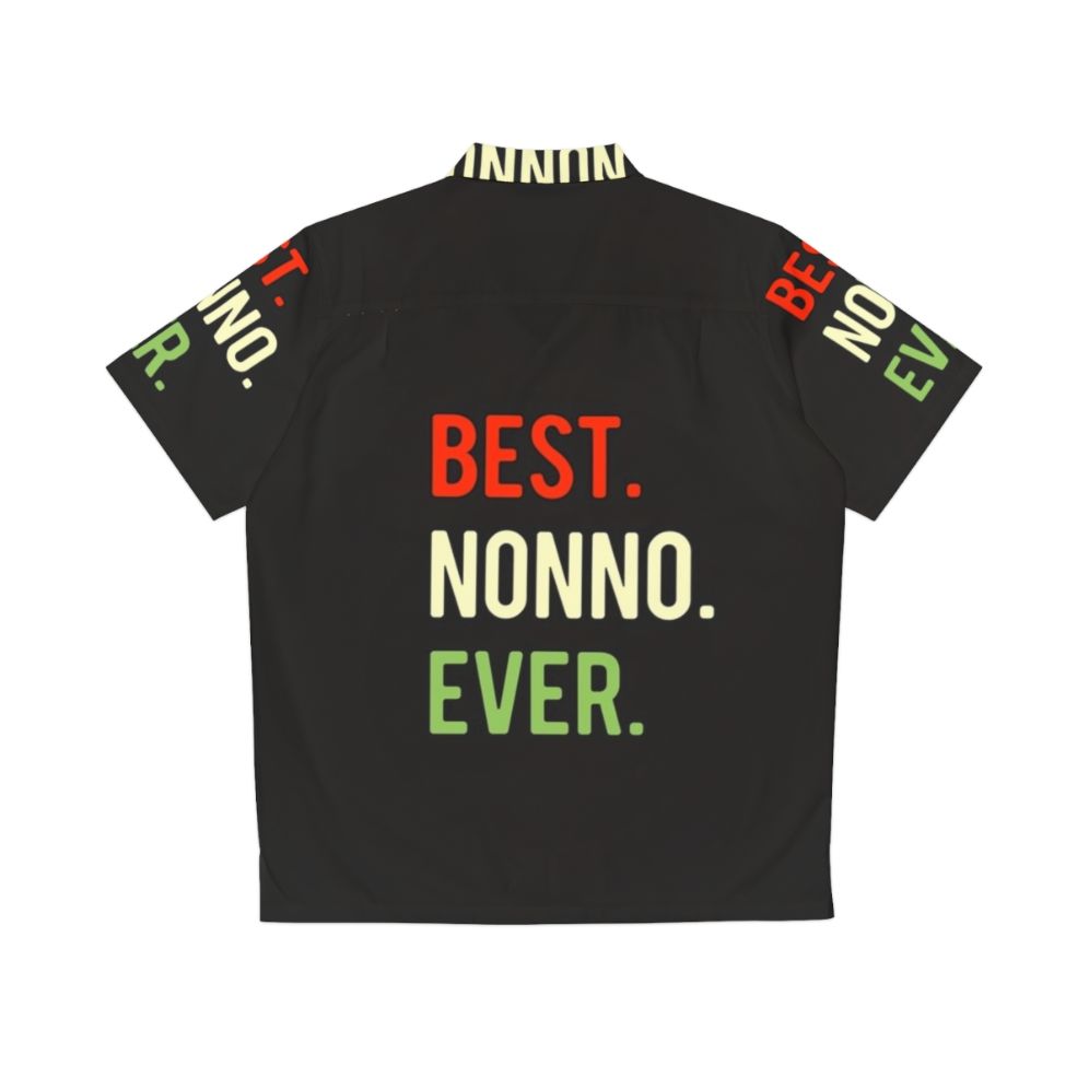 Best Nonno Ever Hawaiian Shirt - Back