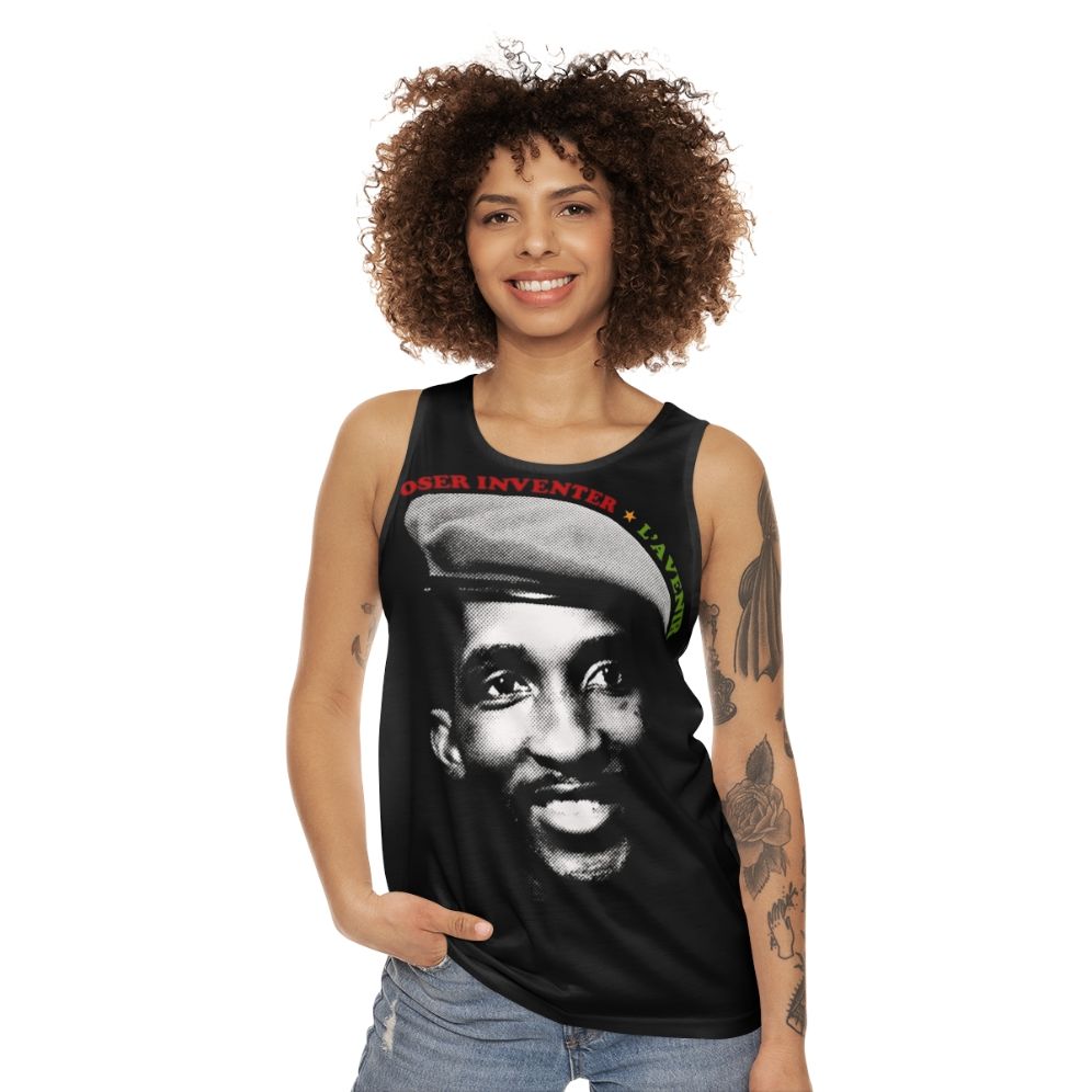 Thomas Sankara Unisex Tank Top - women