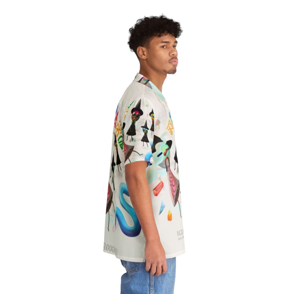 Iglooghost Neo Wax Bloom Hawaiian Shirt - People Pight