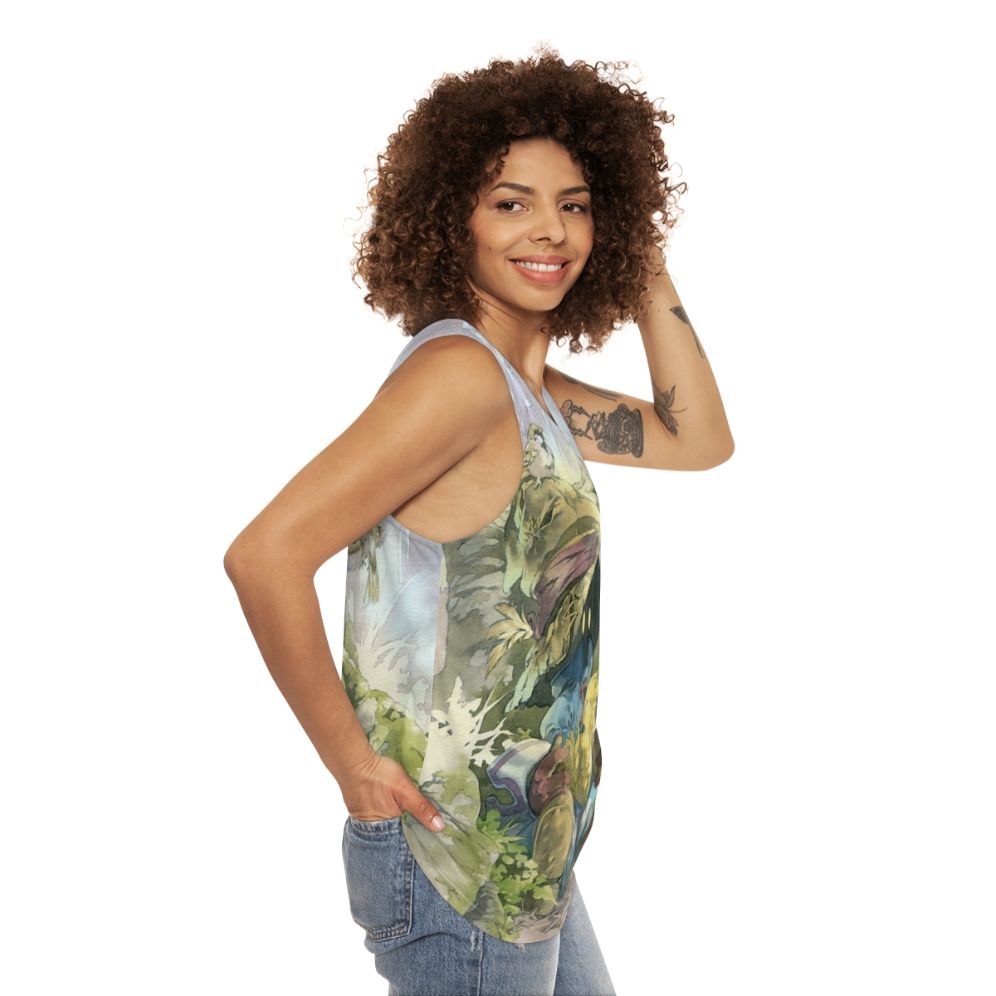 Vivi Rain Unisex Tank Top - women side