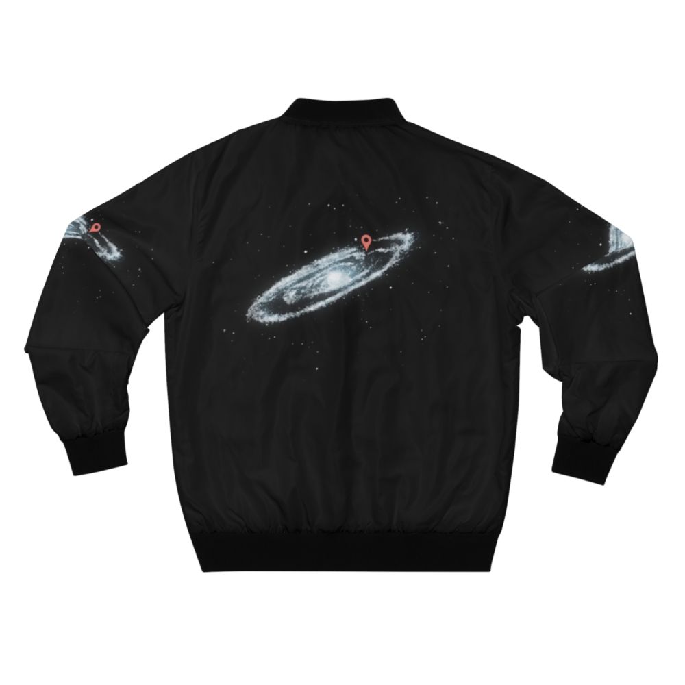 Milky Way Galaxy Bomber Jacket with Star Labs Design - Back