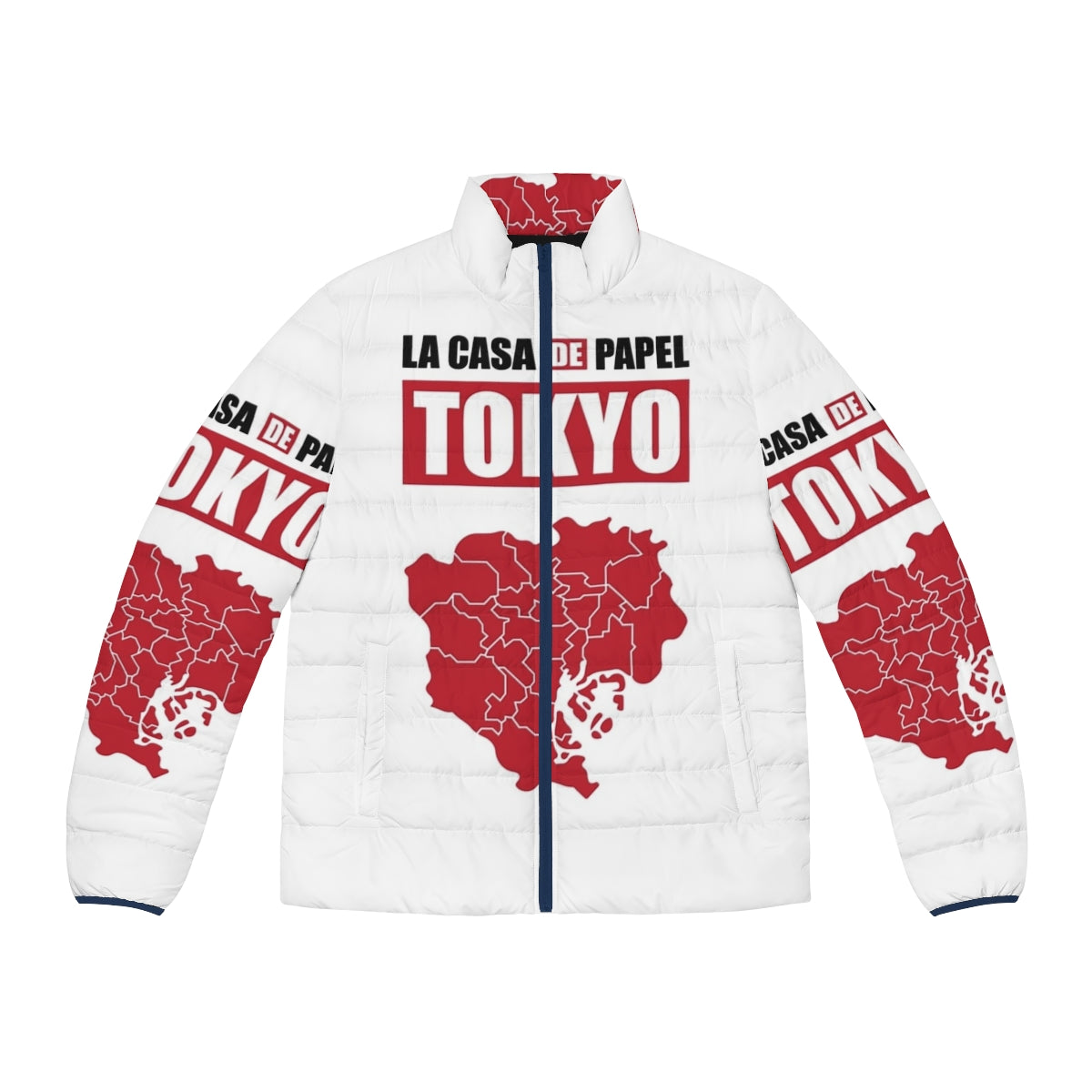 Money Heist Tokyo Puffer Jacket - Paper House Design