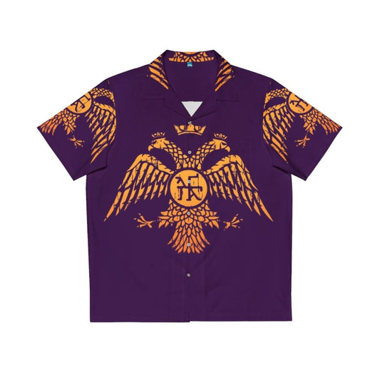 Authentic Byzantine Eagle Symbol Flag Hawaiian Shirt