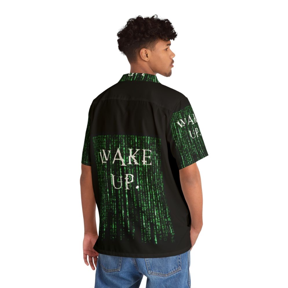 Matrix Wake Up Neo Hawaiian Shirt - People Back