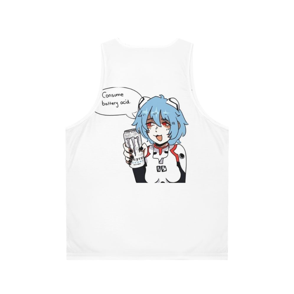 Rei Ayanami Evangelion Unisex Tank Top - Back