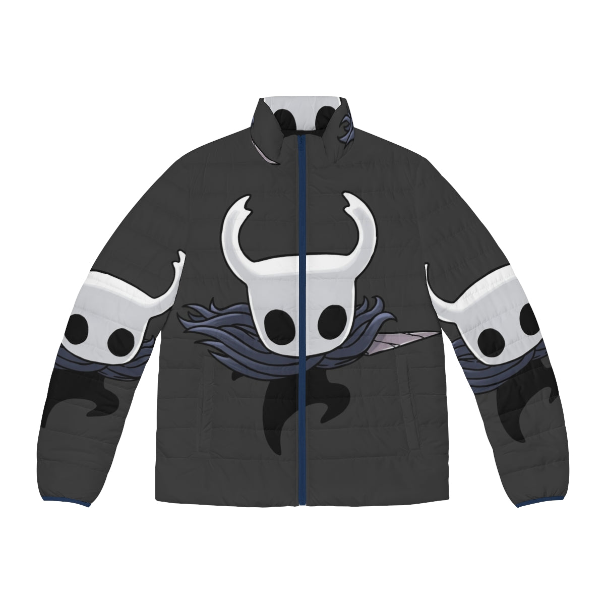 Hollow Knight Attack Puffer Jacket - Dark Fantasy Video Game Merchandise