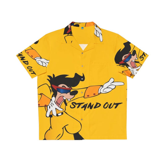 Vibrant and goofy stand out Hawaiian shirt perfect for 90s babies