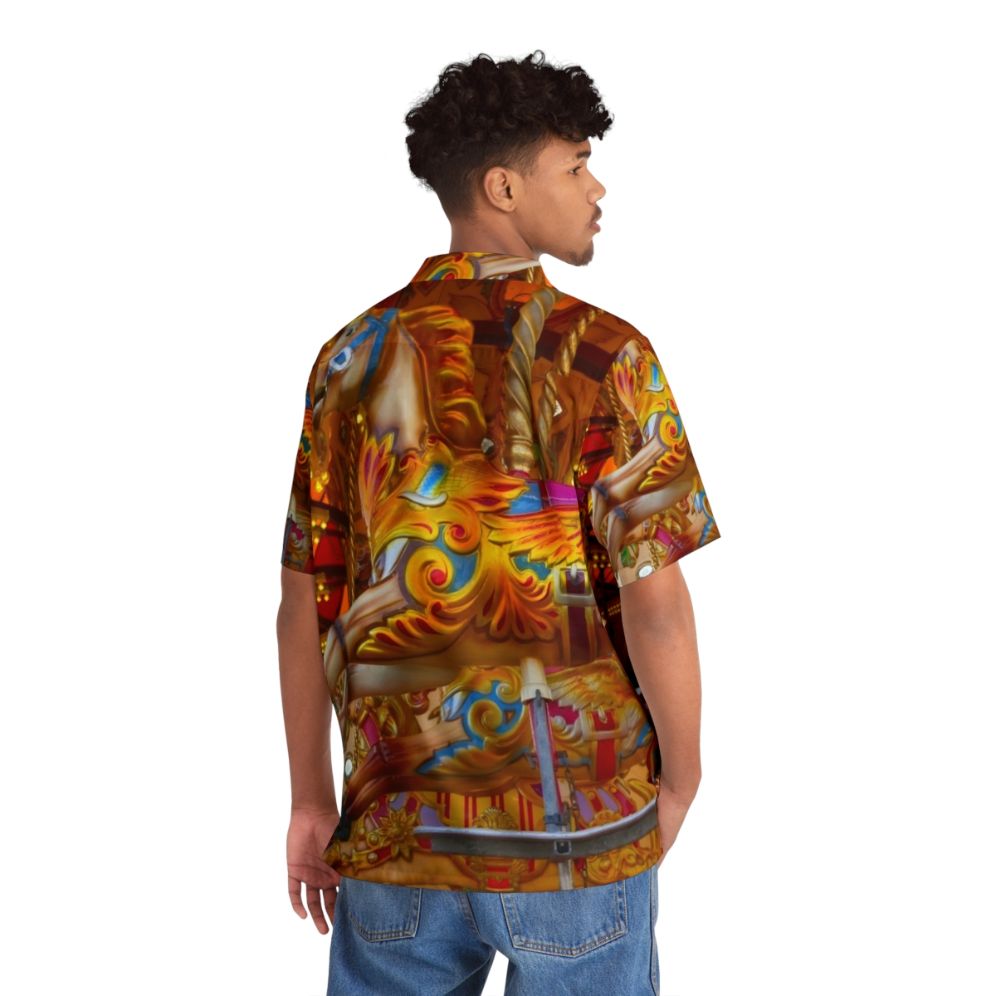 Weymouth's Classic British Carousel Hawaiian Shirt - People Back