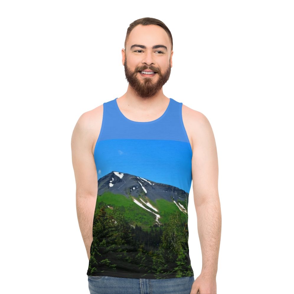 Mount Marathon Alaska Unisex Tank Top for Outdoor Adventure - men