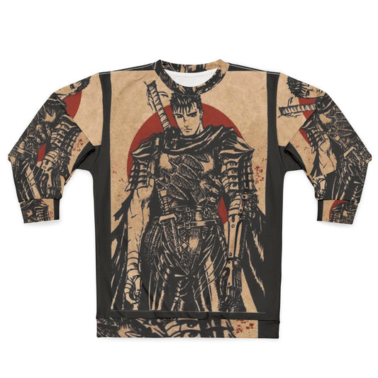 Guts in a Chinese style drawing classic sweatshirt