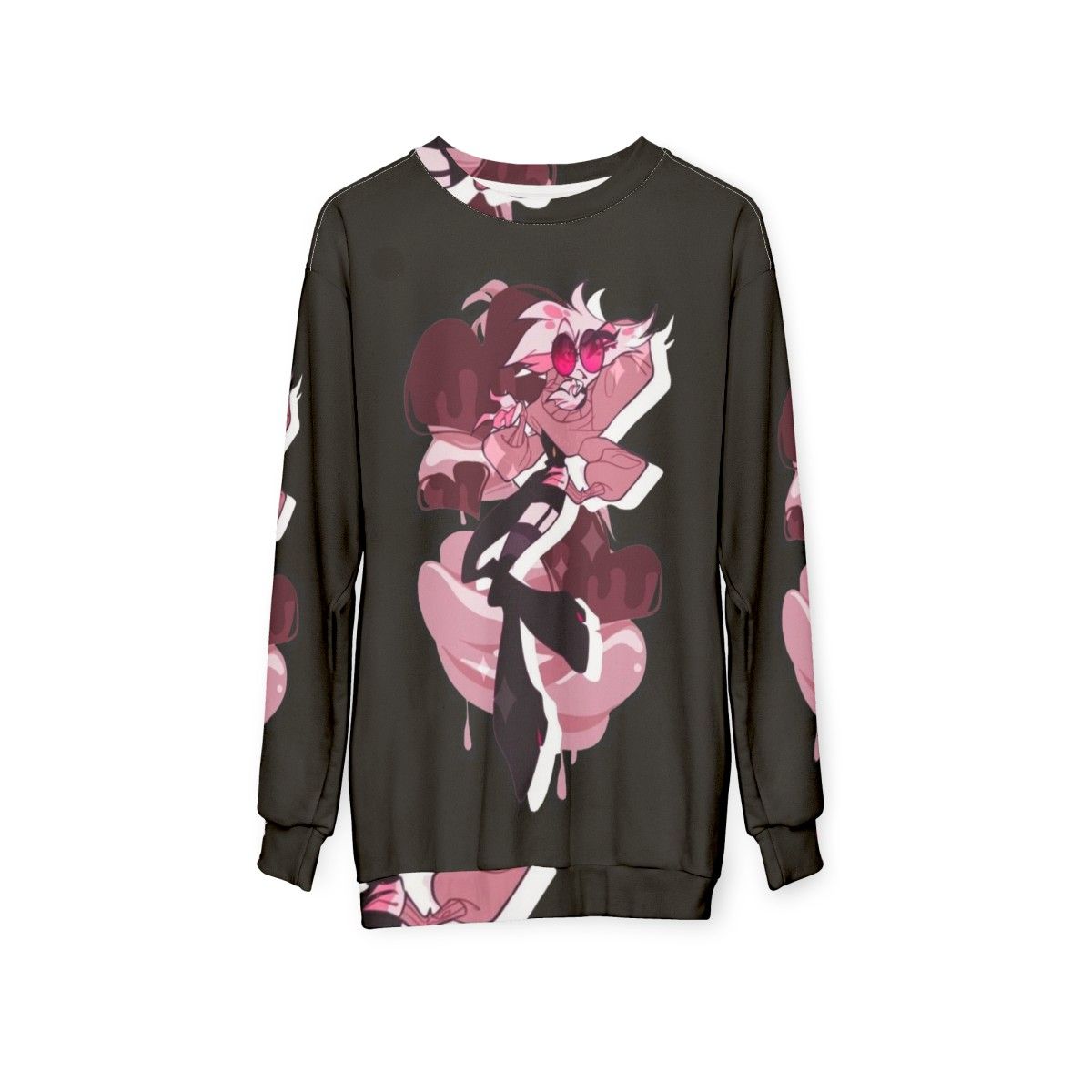 Hazbin Hotel Angel Dust Sweatshirt - hanging