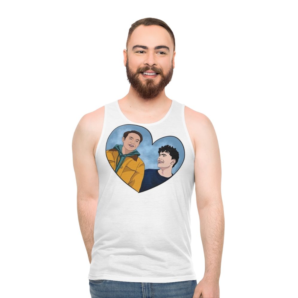 Heartstopper Nick and Charlie Unisex Tank Top - men