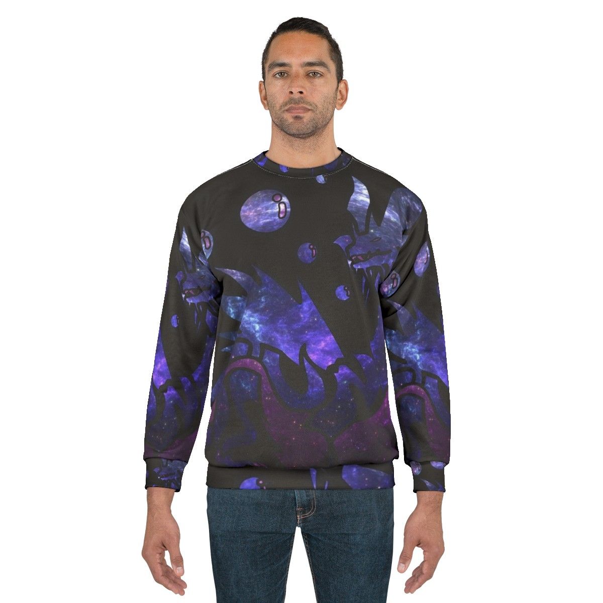 Monster Hunter World Mizutsune Galaxy Design Sweatshirt - men