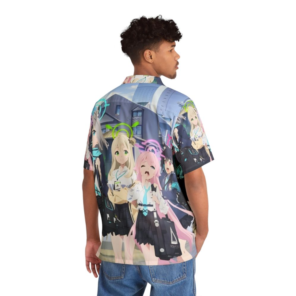 Blue Archive The Animation Anime Hawaiian Shirt with Characters - People Back