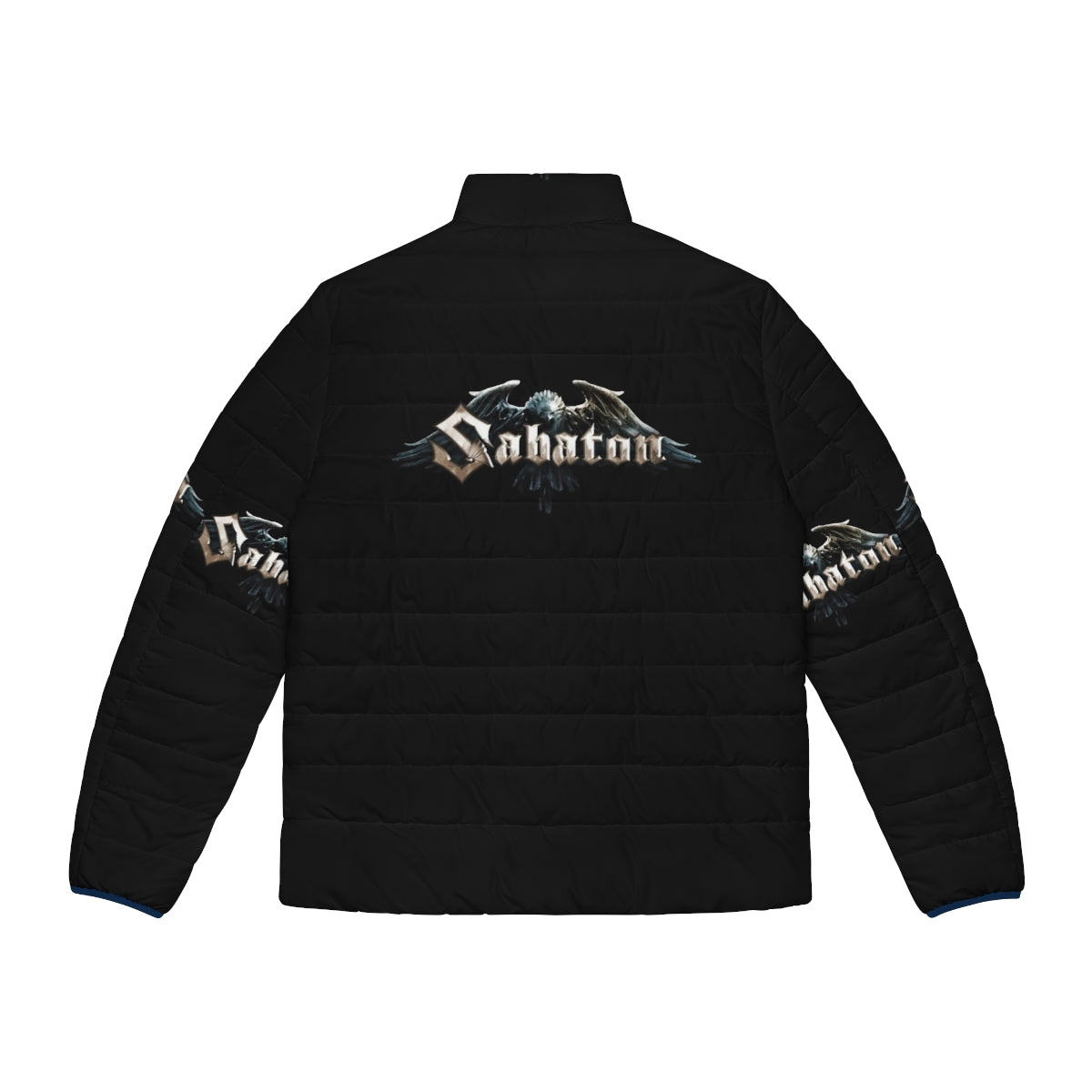 Sabaton Band Official Classic Puffer Jacket - Back