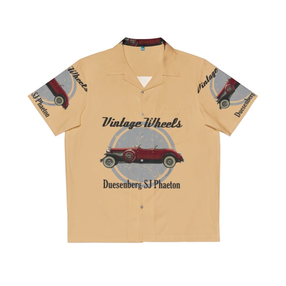 Vintage Duesenberg SJ Roadster Hawaiian Shirt