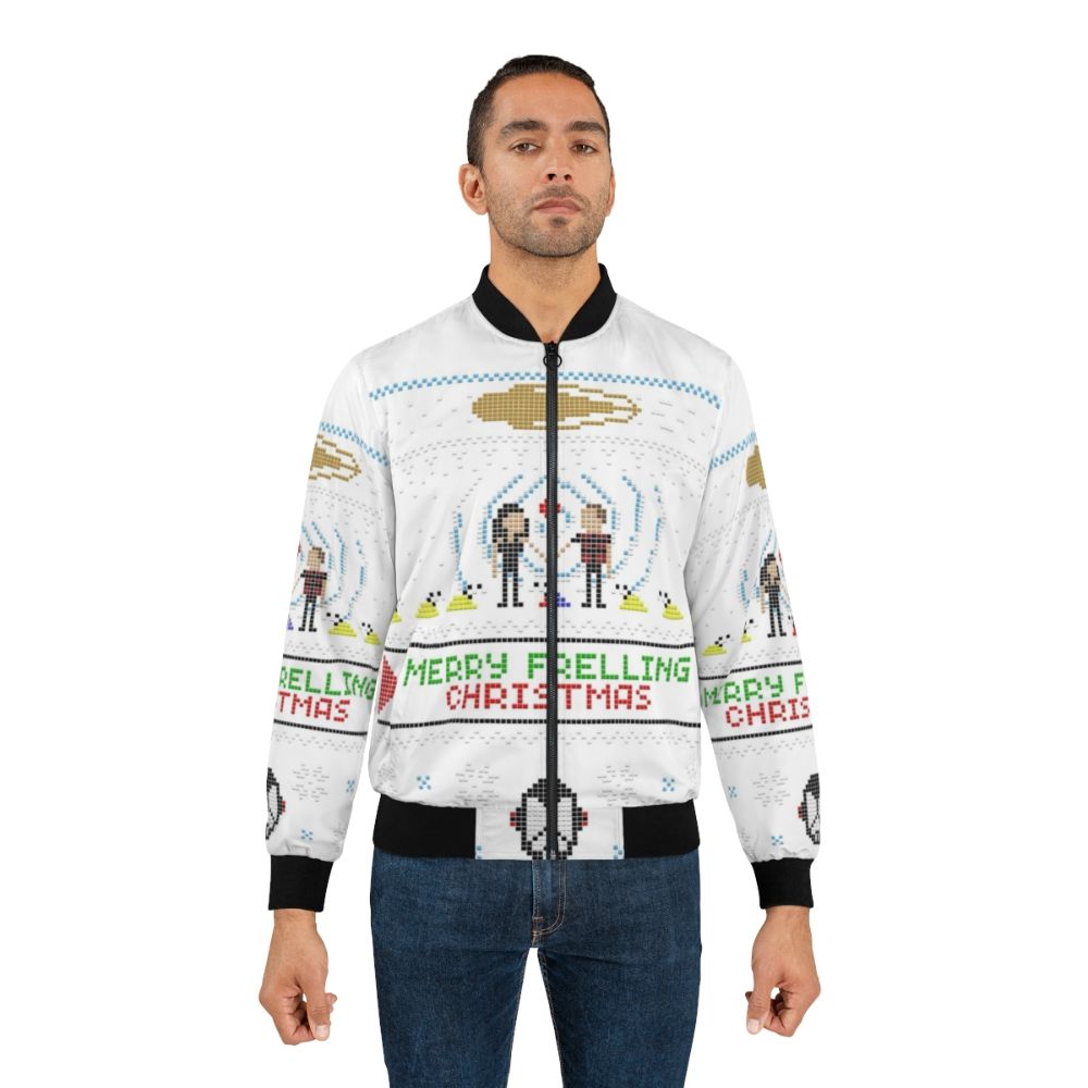 Farscape-inspired ugly sweater bomber jacket - Lifestyle