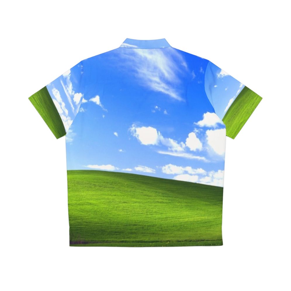 Windows XP Default Desktop Hawaiian Shirt - Back