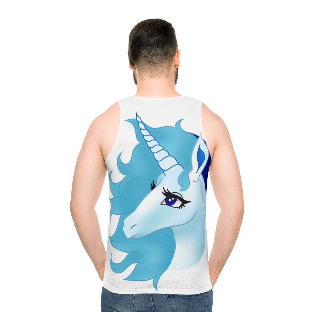 The Last Unicorn Unisex Fantasy Tank Top - men back