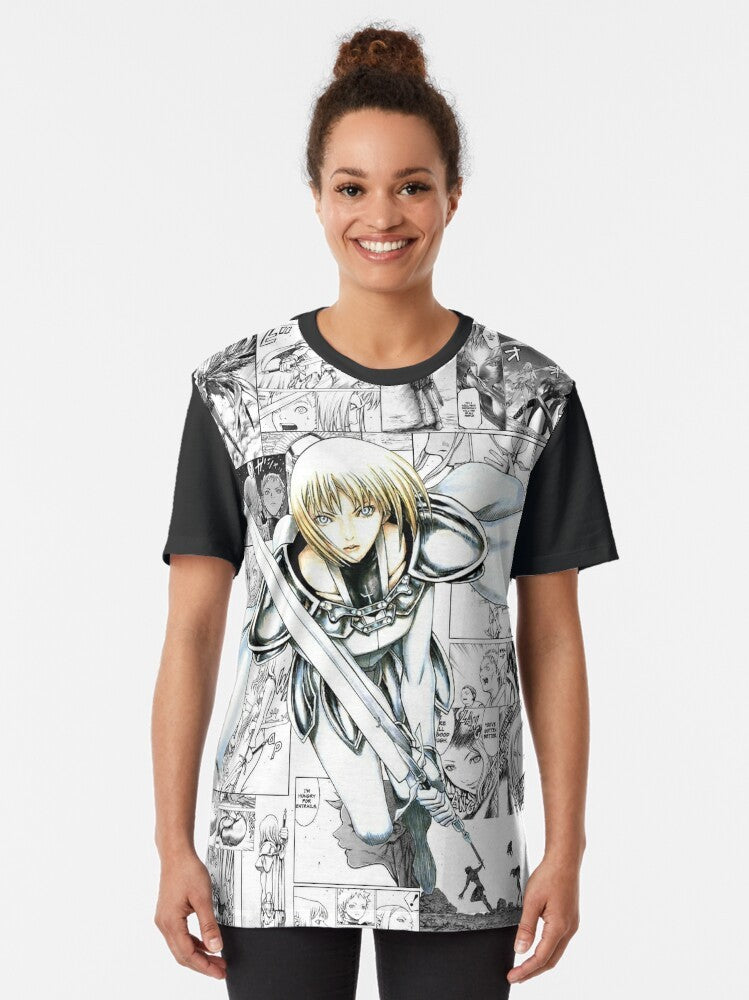 Claymore Clare Anime Graphic T-Shirt - Women