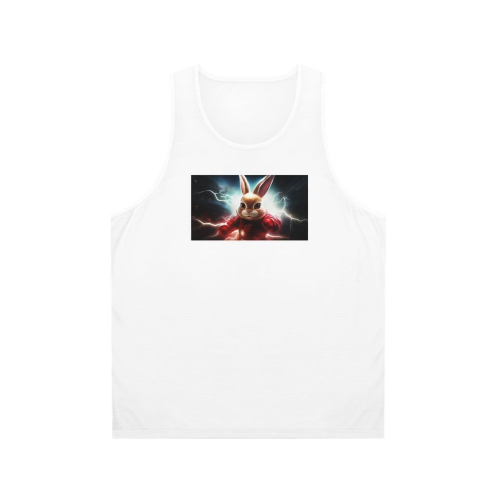 Superhero Rabbit Unisex Tank Top