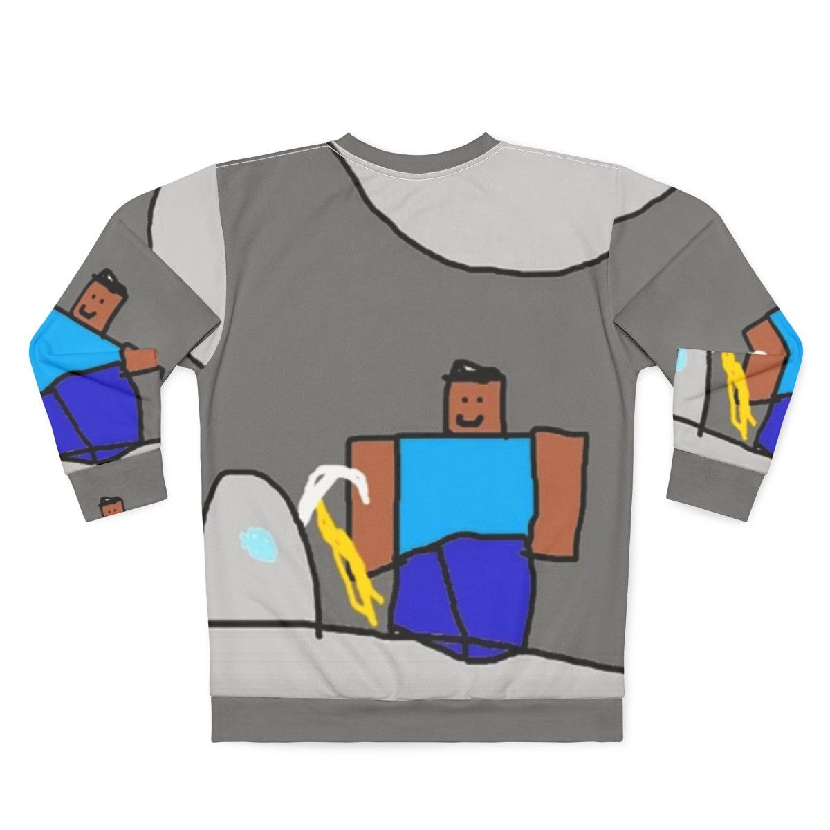 Minecraft diamonds sweatshirt featuring Mcap and Pyrocynical references - Back