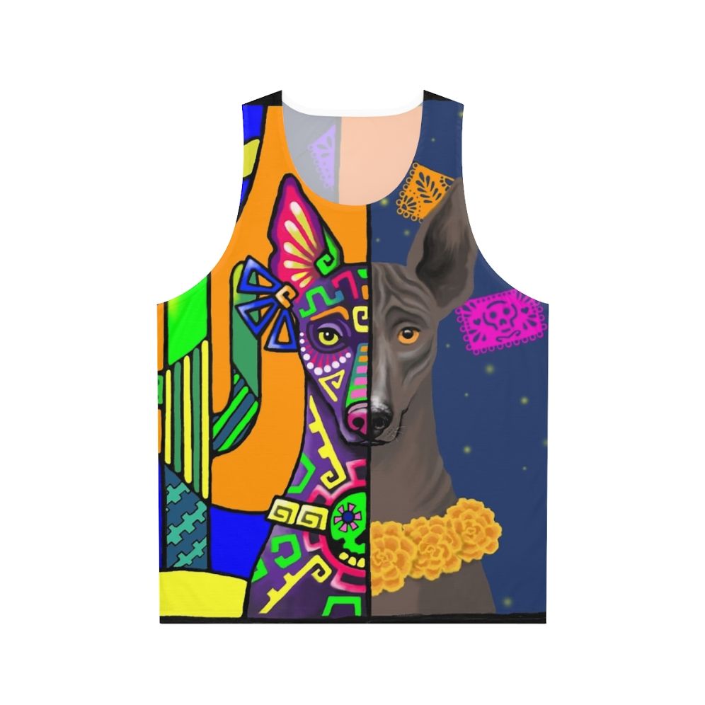 Prehispanic Xoloitzcuintle Unisex Tank Top