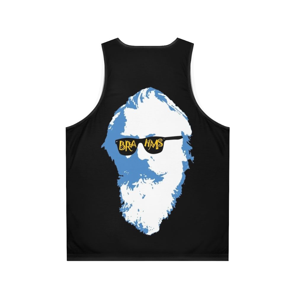 Brahms Unisex Tank Top for Classical Music Fans - Back