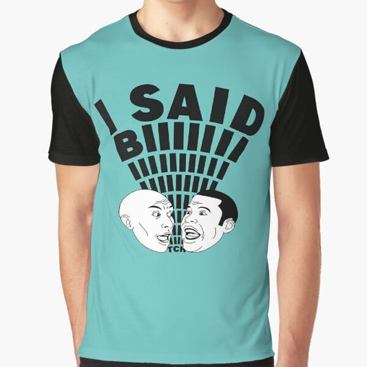 "I Said B*tch" Key and Peele Graphic T-Shirt, featuring the iconic sketch comedy duo