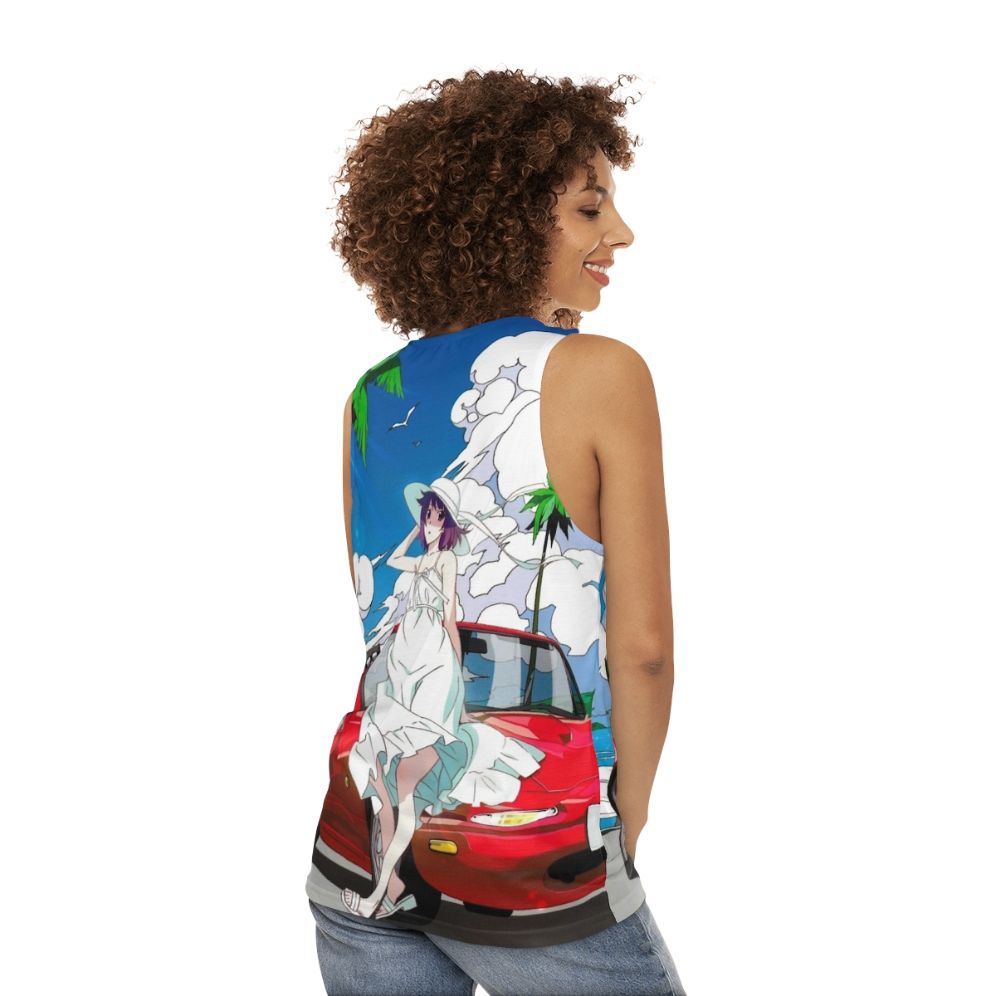 Monogatari Series Anime Unisex Tank Top - women back