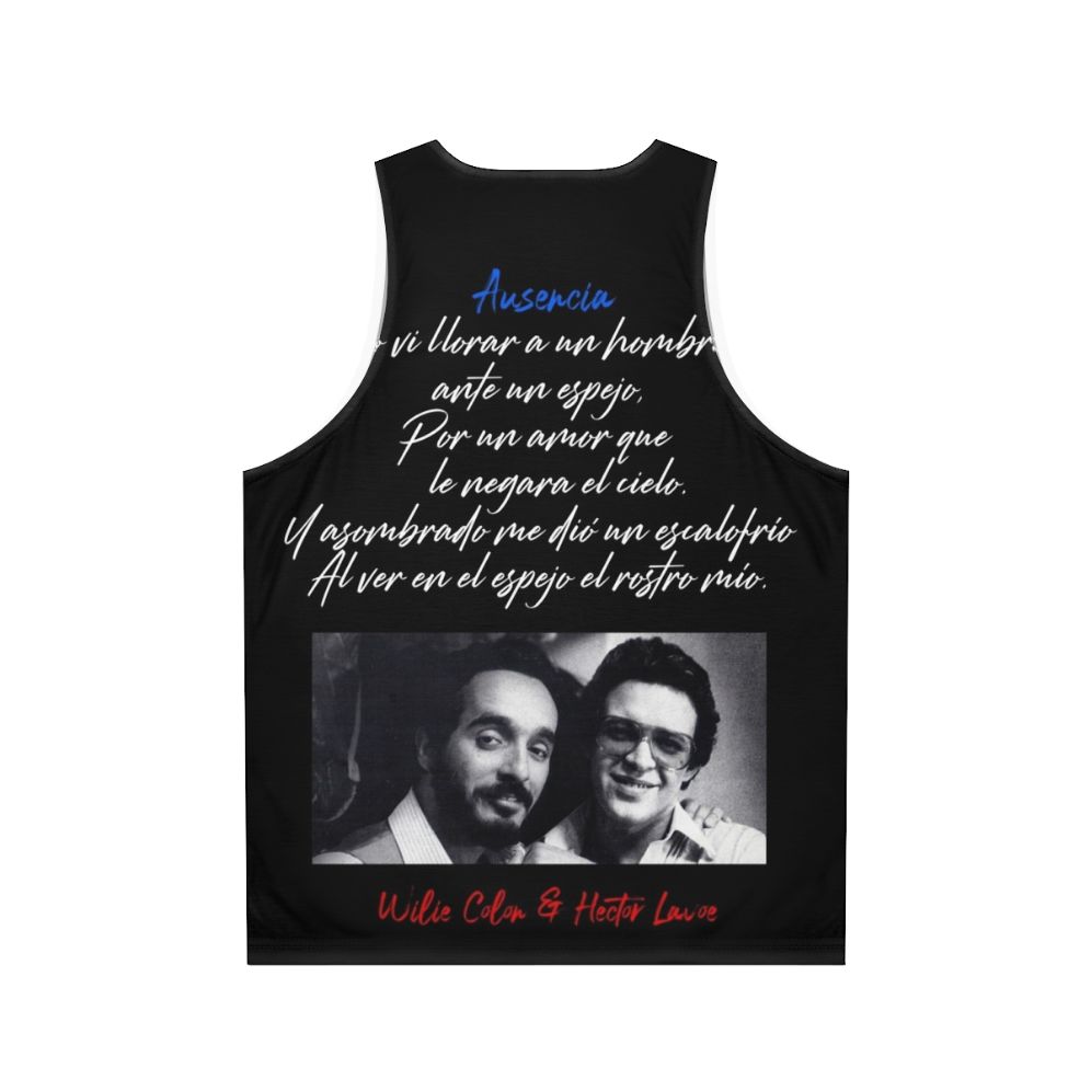 Salsa music unisex tank top - Back