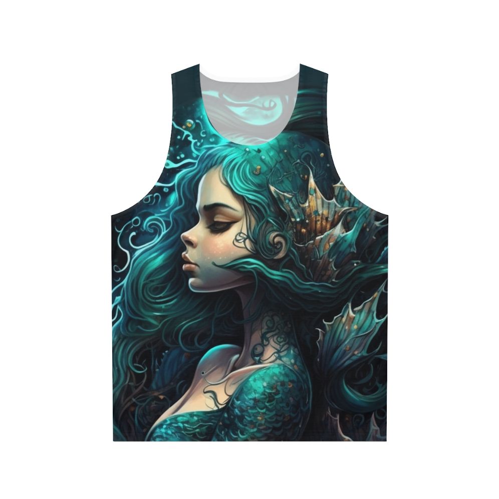 Unisex tank top featuring mythical sea creatures design