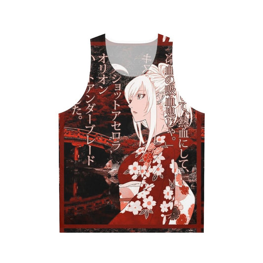 Shinobu Oshino Yukata Inspired Unisex Tank Top