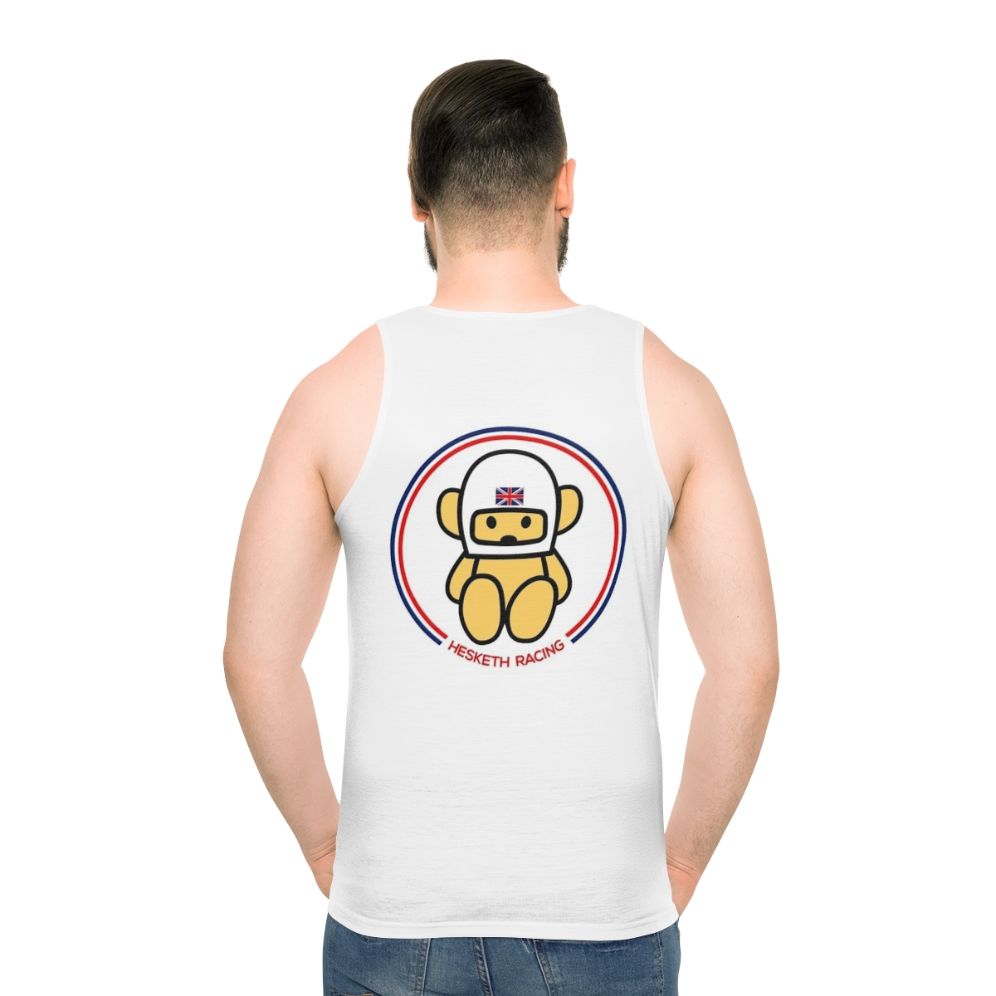 Hesketh Racing Unisex Retro Formula 1 Tank Top - men back