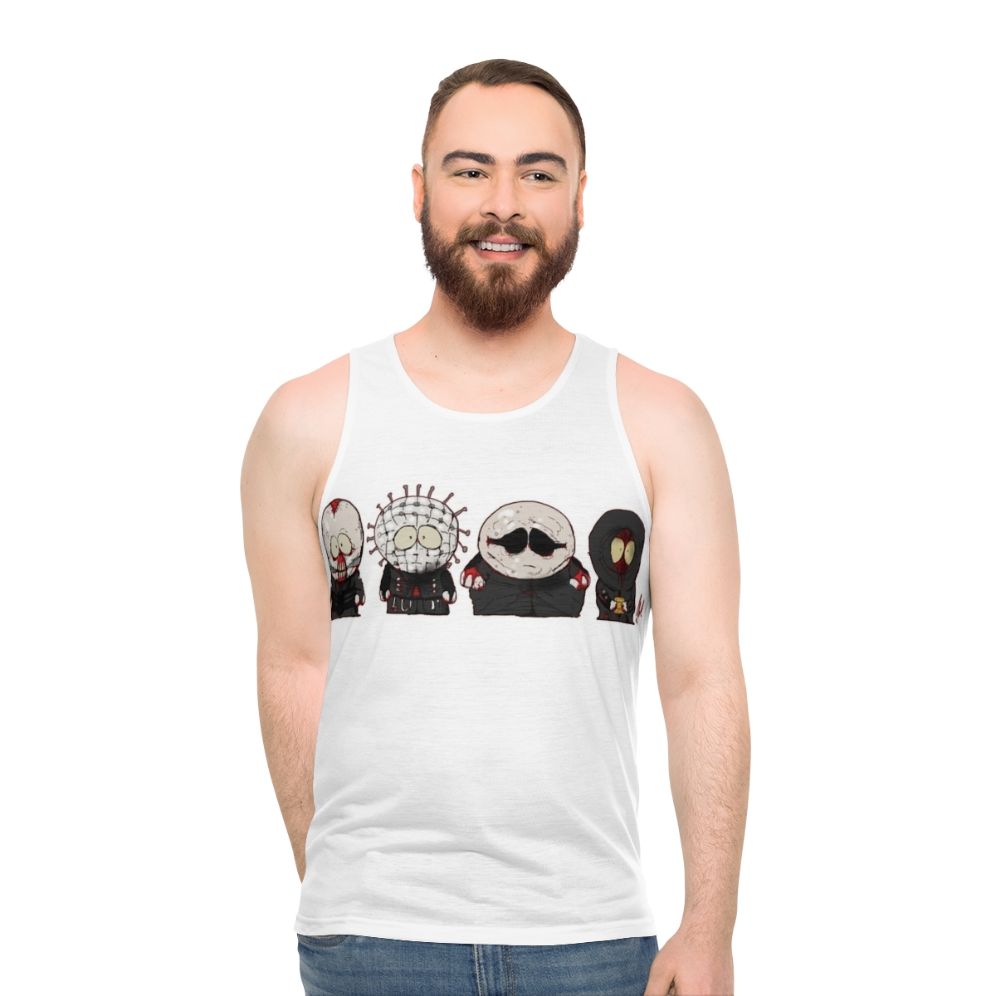 Southpark-inspired dark fashion unisex tank top - men