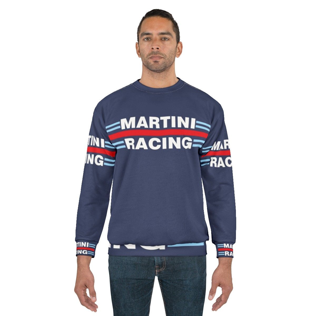 Vintage Martini Racing Sweatshirt featuring classic motorsport design - men