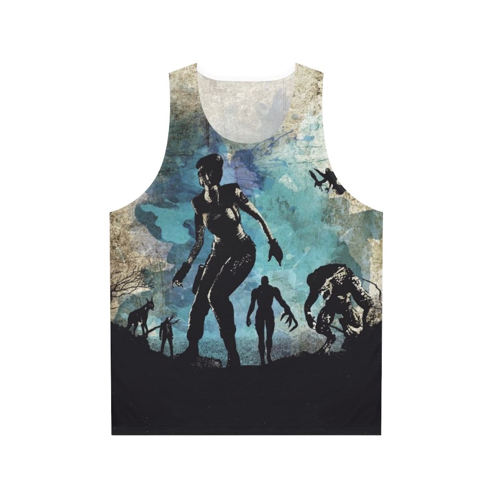 Resident Evil Jill Valentine Minimalist Art Unisex Tank Top