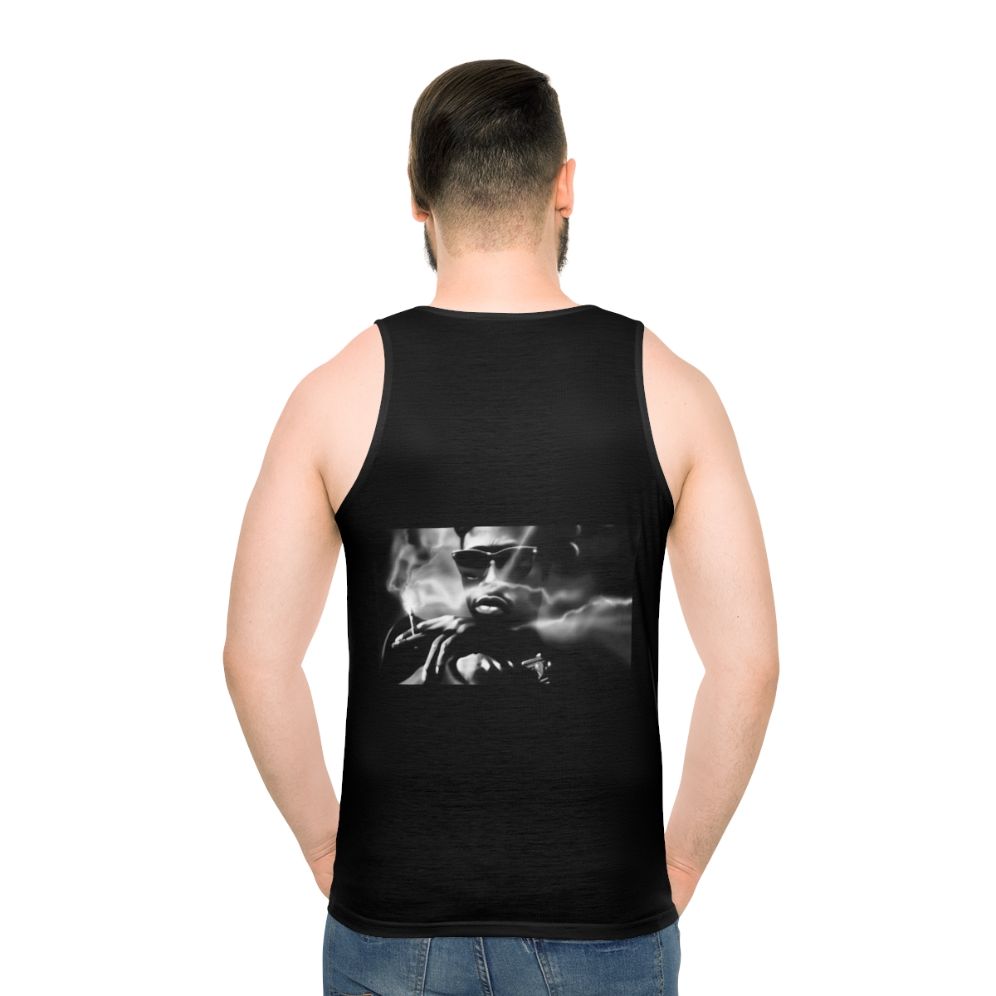 New Jack City Unisex Tank Top with Wesley Snipes, Nino Brown, and Classic Hip Hop Graphics - men back