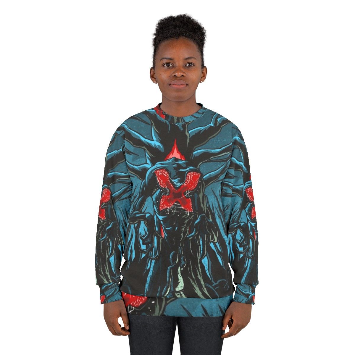 Demogorgon Sweatshirt inspired by Stranger Things - women