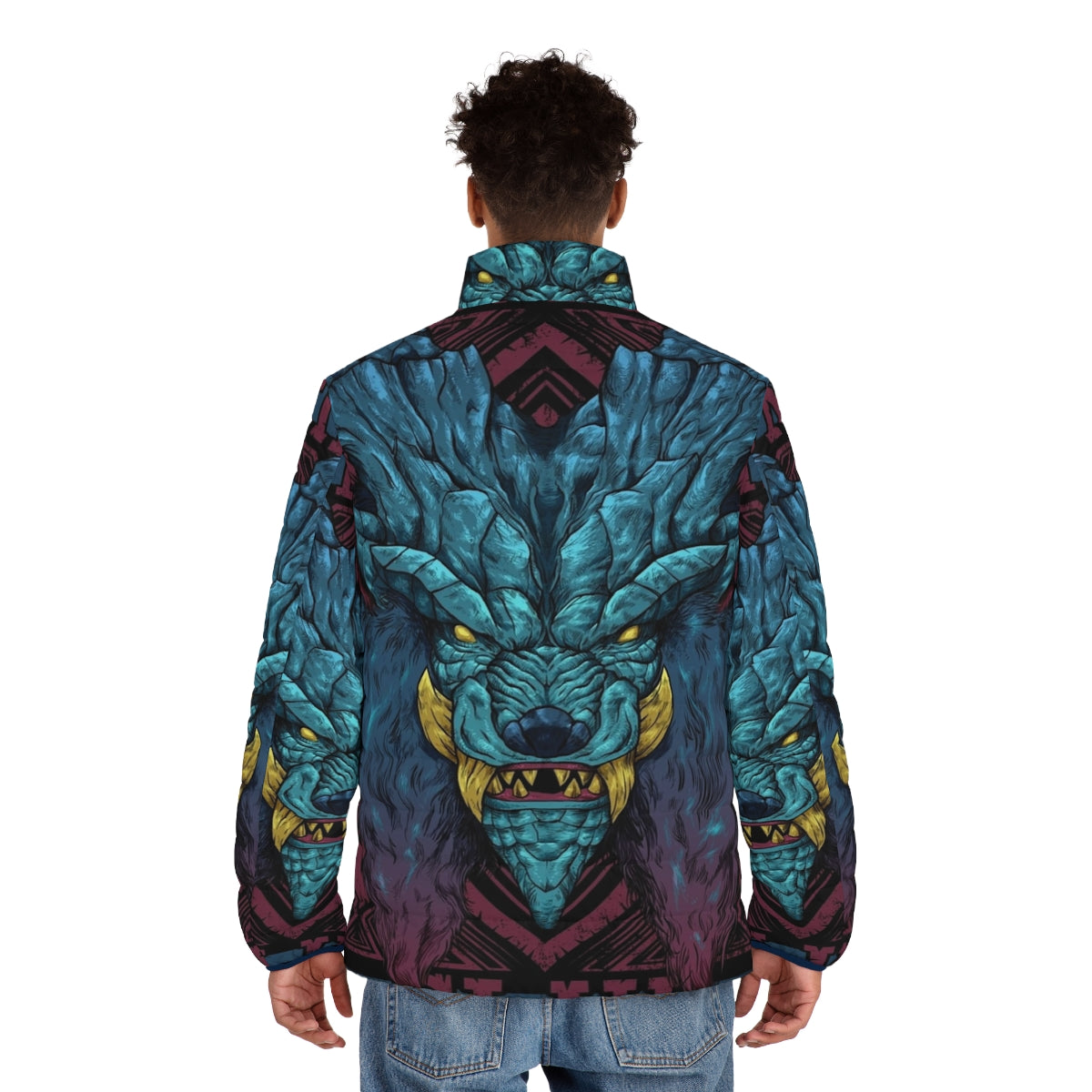 Lunastra Puffer Jacket - Monster Hunter Inspired Outdoor Apparel - men back