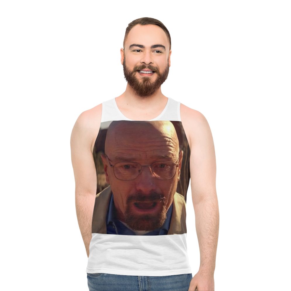 Walter White Meme Unisex Tank Top - men