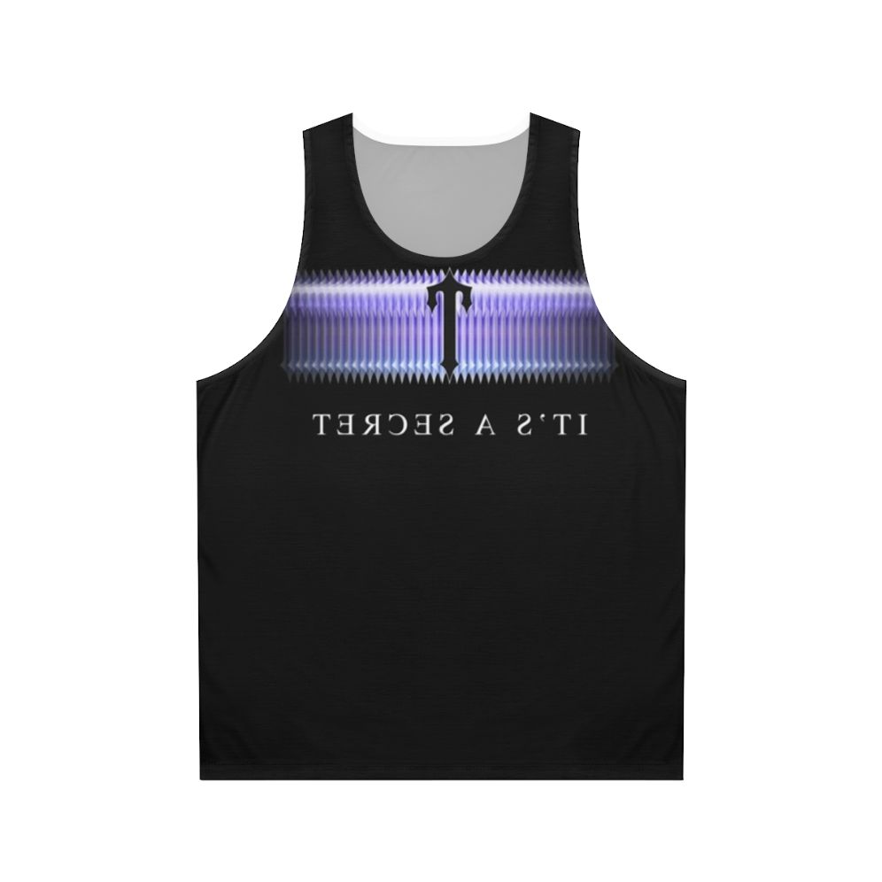 Trapstar Classic Unisex Tank Top in Black and Purple