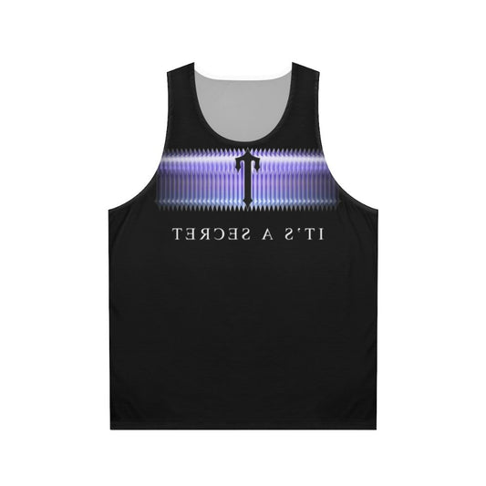 Trapstar Classic Unisex Tank Top in Black and Purple