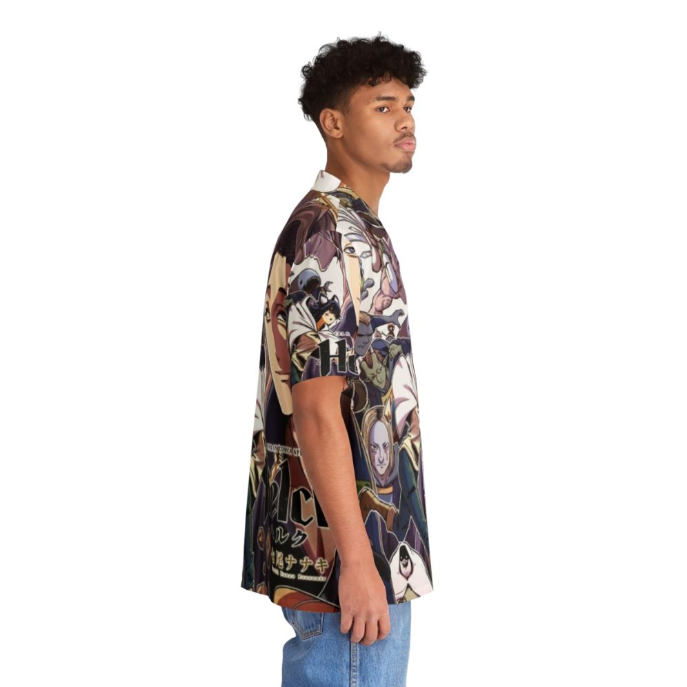 Helck Hawaiian Shirt featuring vibrant anime-style design - People Pight