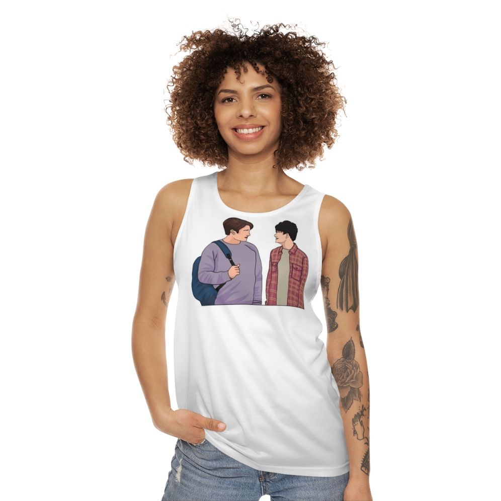 Heartstopper Nick and Charlie Unisex Tank Top - women