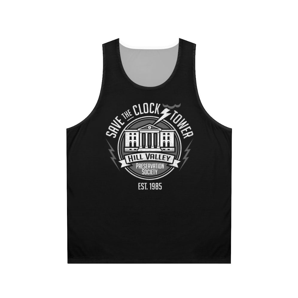 Save The Clock Tower BTTF Unisex Tank Top